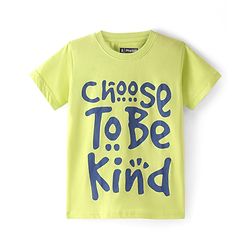 Pine Kids Cotton Knit Half Sleeves Tiger & Text Printed T-Shirts Pack of 5 - Multicolour