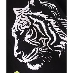 Pine Kids Cotton Knit Half Sleeves Tiger & Text Printed T-Shirts Pack of 5 - Multicolour