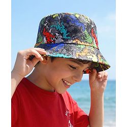 Pine Kids Bucket Hat   Dino Print - Multicolor