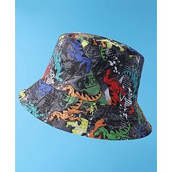 Pine Kids Bucket Hat   Dino Print - Multicolor