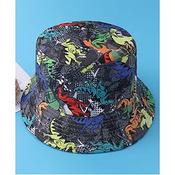 Pine Kids Bucket Hat   Dino Print - Multicolor