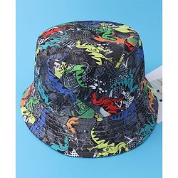 Pine Kids Bucket Hat   Dino Print - Multicolor