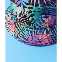Pine Kids Bucket Cap with Tropical Print - Multicolour