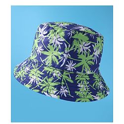 Pine Kids Bucket with Tropical Print - Green