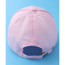Pine Kids Baseball Shimmered Cap with Flamingo Applique - Pink
