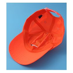 Pine Kids Baseball Cap with Text Print - Orange