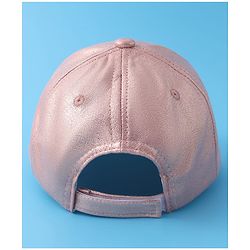 Pine Kids Baseball Cap Text Embroidery - Pink