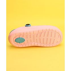 Pine Kids Clogs Text Patch - Light & Dark Pink