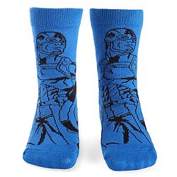 Pine Kids Marvel Knit Anti-Bacterial Ankle Length Socks Avengers Graphics Pack of 3 - Multicolour