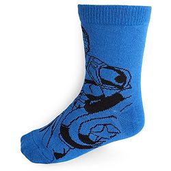 Pine Kids Marvel Knit Anti-Bacterial Ankle Length Socks Avengers Graphics Pack of 3 - Multicolour
