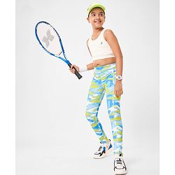 Pine Active Full Length Super Stretch Leggings Abstract Print - Multicolour