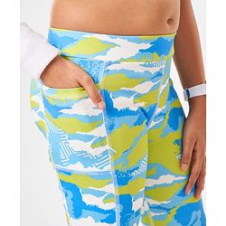 Pine Active Full Length Super Stretch Leggings Abstract Print - Multicolour