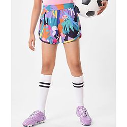 Pine Active Super Stretch Athletic Shorts Abstract Print - Multicolour