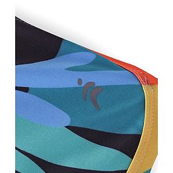 Pine Active Super Stretch Athletic Shorts Abstract Print - Multicolour