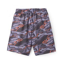 Pine Active Super Stretch Cycling Shorts with Abstract Print - Purple