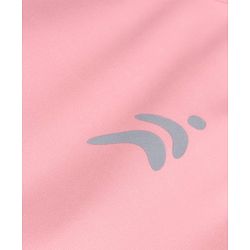 Pine Active Sleeveless Super Stretchable Sports Bra with Logo Print - Pink