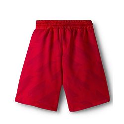 Pine Active Knit Half Sleeves T-Shirt & Shorts Football Set - Red