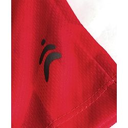 Pine Active Knit Half Sleeves T-Shirt & Shorts Football Set - Red