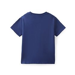 Pine Kids Marvel Cotton Knit Half Sleeves T-Shirt with Avenger Graphics - Navy Blue