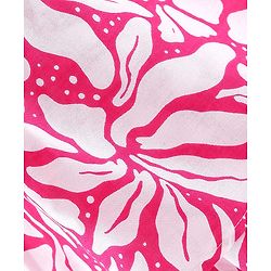Pine Kids Woven Sleeveless Frock With Floral Print - Pink