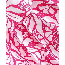 Pine Kids Woven Sleeveless Frock With Floral Print - Pink