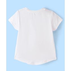 Pine Active Knit Half Sleeves Skin Friendly & Breathable Solid T-Shirts Pack of 3 - White Red & Yellow