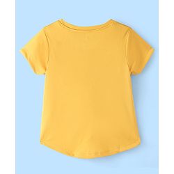 Pine Active Knit Half Sleeves Skin Friendly & Breathable Solid T-Shirts Pack of 3 - White Red & Yellow