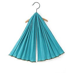 Pine Kids Cotton Three Fourth Sleeves Floral Printed Kurti with gota Patti Lace & Palazzo Set With Dupatta - Blue & Green