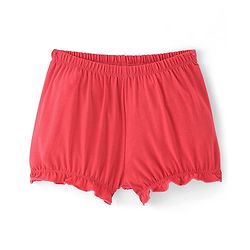 Pine Kids Cotton Lycra Knit Bloomers with Solid &  Polka Dot Print Pack of 3 - Color May Vary