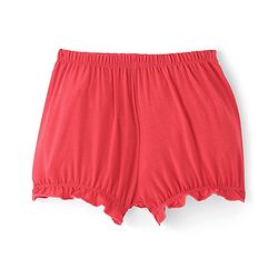 Pine Kids Cotton Lycra Knit Bloomers with Solid &  Polka Dot Print Pack of 3 - Color May Vary