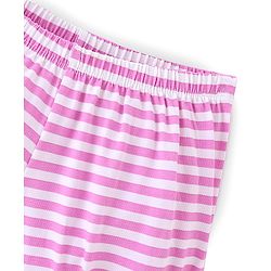 Pine Kids Cotton Lycra Knit Bloomers with Solid & Striped Pack of 3 - Colour May Vary