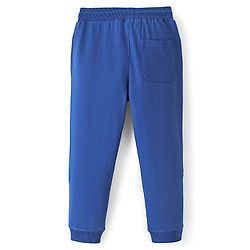 Pine Kids Looper Knit Full Length Lounge Pant Text Print - Blue