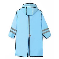 Pine Kids Full Sleeves Hooded Raincoat Text Print - Pink
