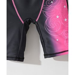 Pine Active Swimming Trunk with Star & Text Print - Pink