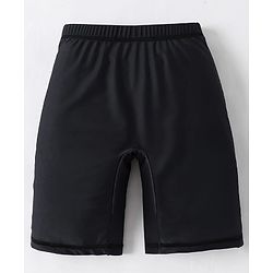 Pine Active  Swimming Trunk with Text Print - Black