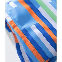 Pine Kids Striped Swimming Trunk - Blue