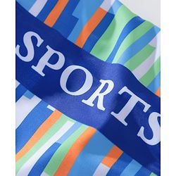 Pine Kids Striped Swimming Trunk - Blue