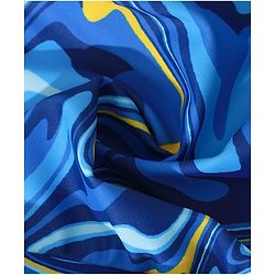 Pine Kids Swimming Trunks Marble Print - Blue
