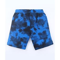 Pine Kids Disney Terry Above Knee Length Tie & Dye Shorts With Lion King Graphics - Blue