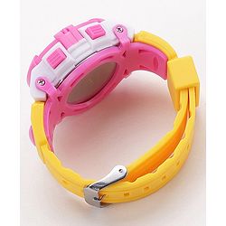 Pine Kids Free Size Digital Watch - Yellow