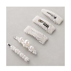 Pine Kids Hair Pins And Clips Pack of 5 - White