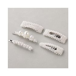 Pine Kids Hair Pins And Clips Pack of 5 - White