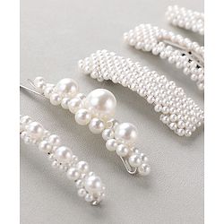 Pine Kids Hair Pins And Clips Pack of 5 - White