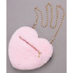 Pine Kids Heart Shaped Sling Bag - Pink