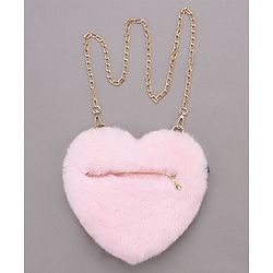 Pine Kids Heart Shaped Sling Bag - Pink