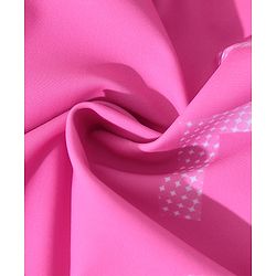 Pine Active Sleeveless  V Cut Swimsuit with Text Print - Pink