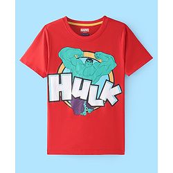 Pine Kids Marvel Half Sleeve T-Shirt with Avengers Graphics Pack Of 3 - Red White & Yellow