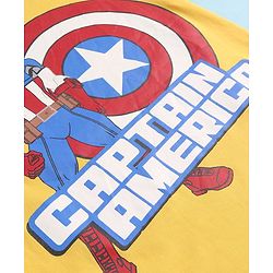 Pine Kids Marvel Half Sleeve T-Shirt with Avengers Graphics Pack Of 3 - Red White & Yellow