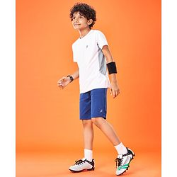 Pine Active High Stretch Skin Friendly Half Sleeves T-Shirt -White