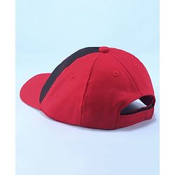 Pine Kids Marvel Cotton Summer Cap With Avengers Graphics - Red & Black